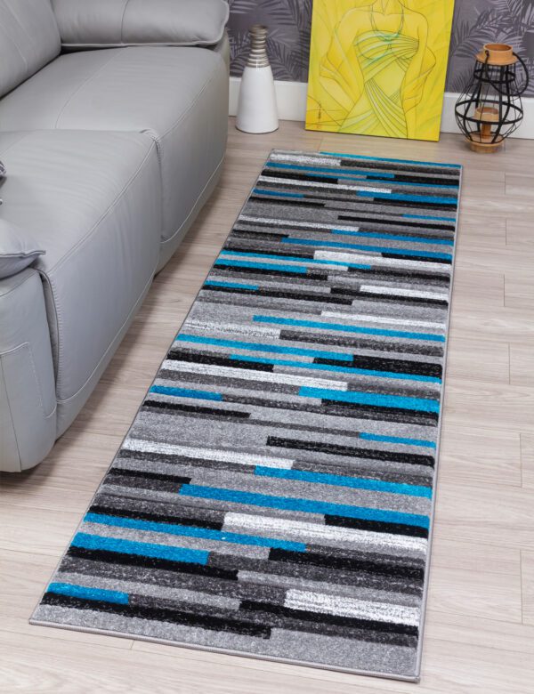 Floor Runner  -SAMBA LEVELS TEAL 67x250