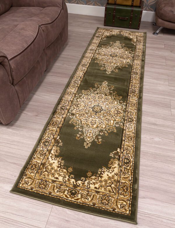 Floor Runner  -Classic  Green  67x250