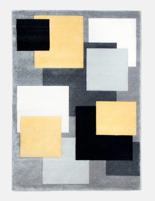 FLOOR  RUNNER  2 SIZES   TEMPO SQUARE YELLOW - Image 3