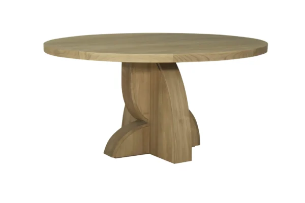 150cm kota Round Dining Table – Oak - Image 2