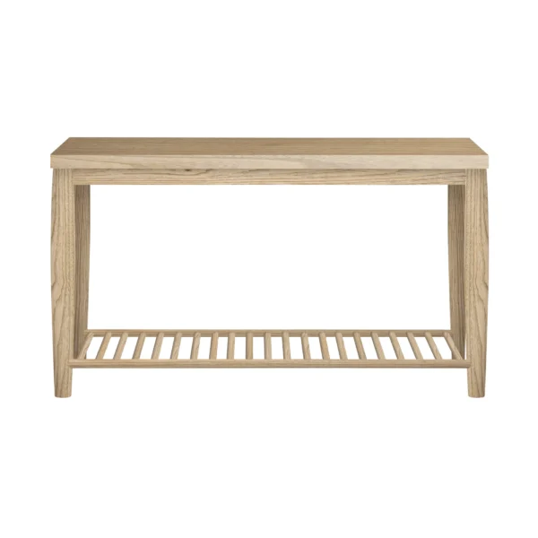 Kota Console Table with Shelf – Oak - Image 2