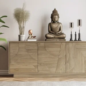 Kota 3 Door Sideboard – Oak