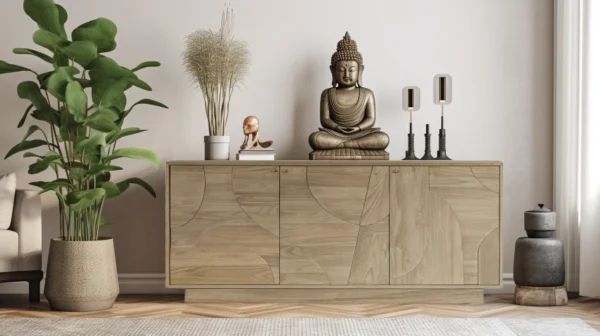 Kota 3 Door Sideboard – Oak