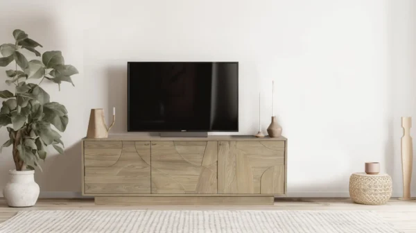 kota TV Unit – Oak - Image 2