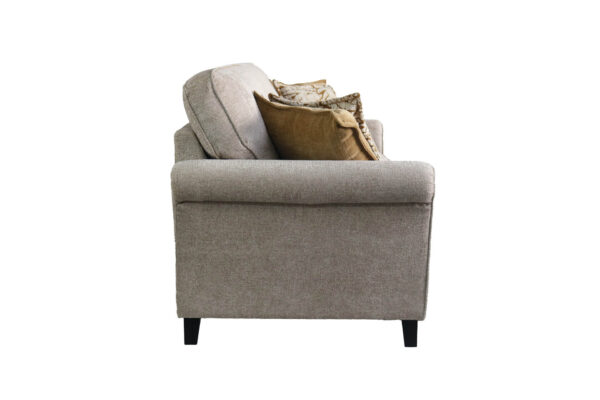 PERLOT 3 Seater Sofa Mink - Image 4
