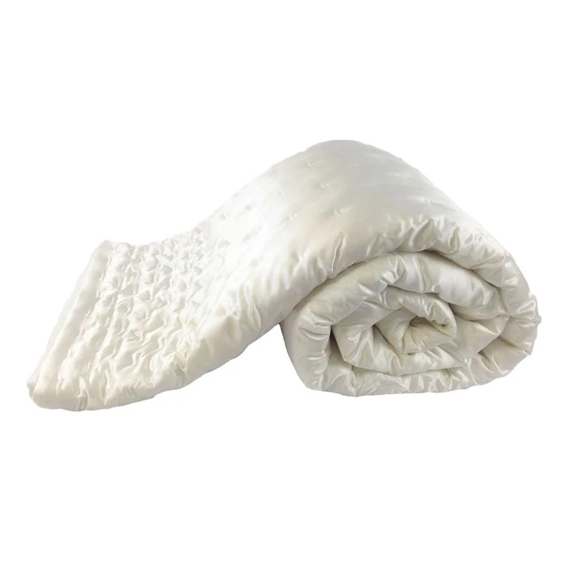 Ivory Silk Bedspread - Image 3