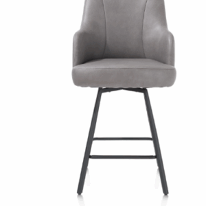 AVA ROTATING COUNTER STOOL GREY PALA