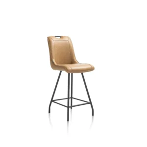 SHELLY  COUNTER STOOL 4 LEG OCHRE