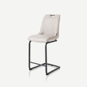 SHELLY  COUNTER STOOL SWING FRAME  SILVER