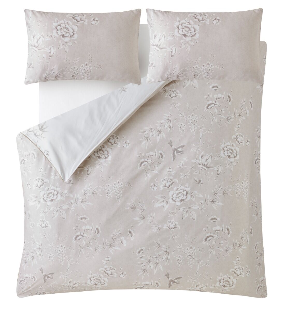 Laura Ashley Rowsham Garden Natural Bedding - Image 3