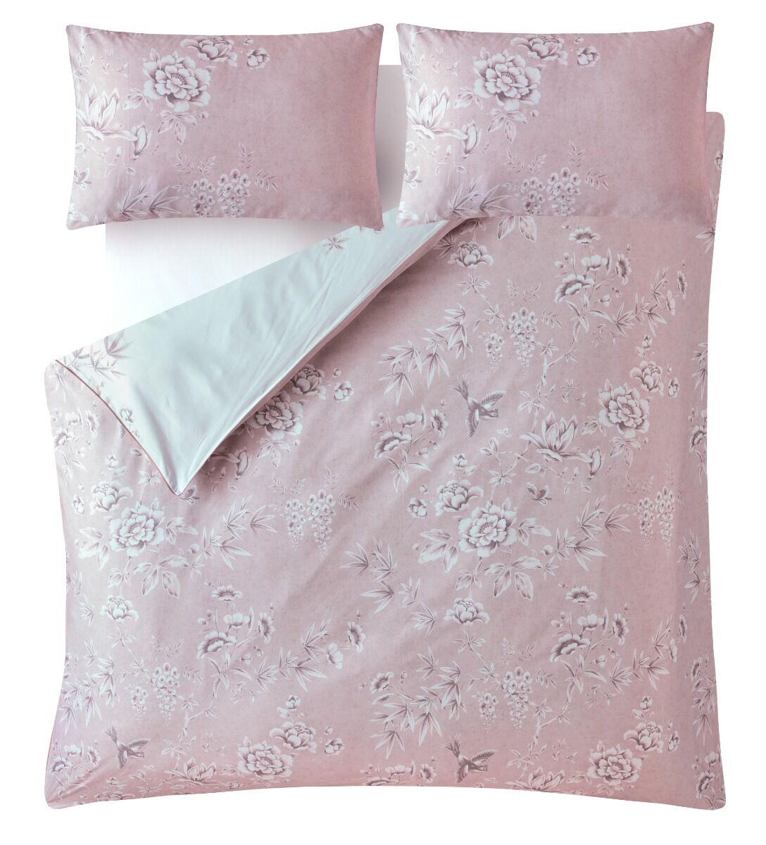 Laura Ashley Rowsham Garden Dark Blush Bedding - Image 4