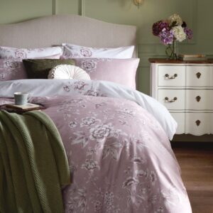 Laura Ashley Rowsham Garden Dark Blush Bedding
