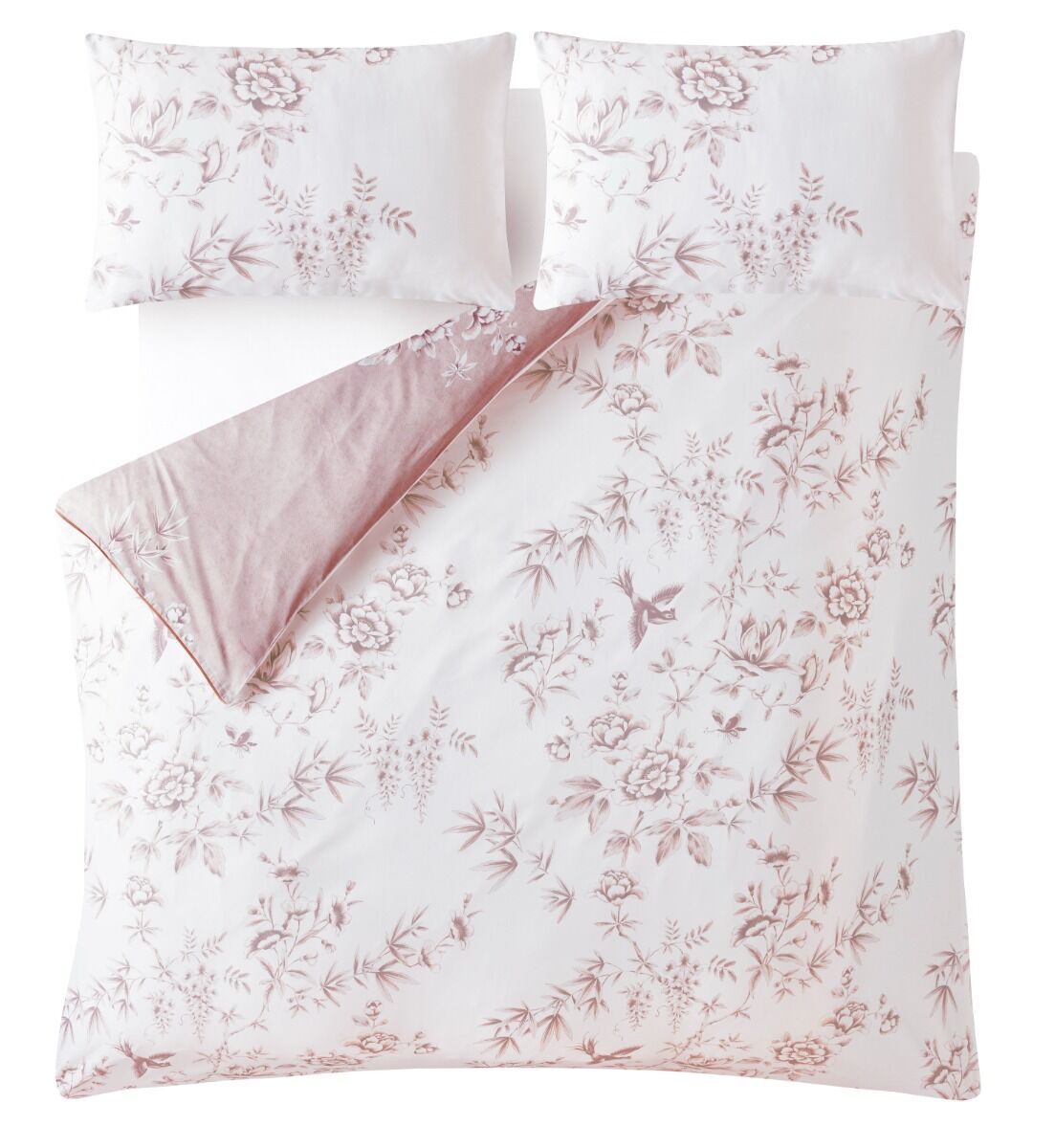 Laura Ashley Rowsham Garden Dark Blush Bedding - Image 7