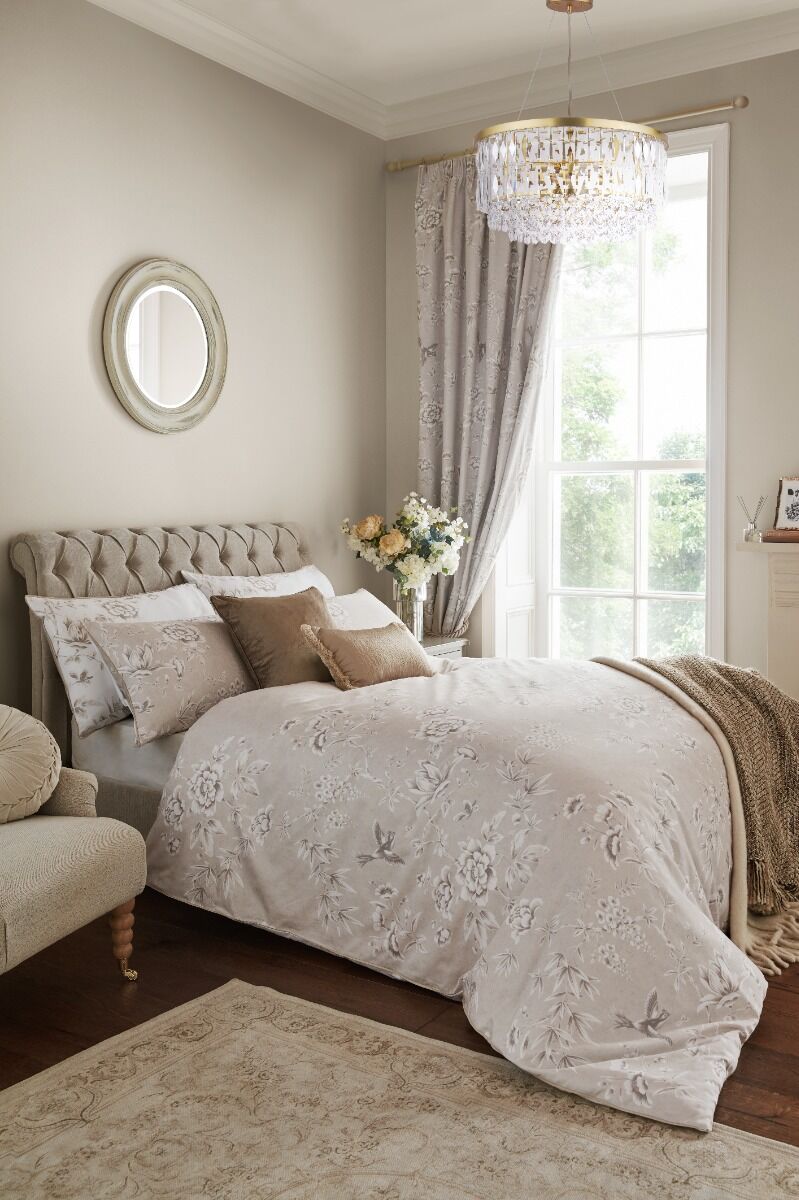 Laura Ashley Rowsham Garden Natural Bedding - Image 5