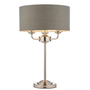 Highclere 3 Light Chrome/Nickle