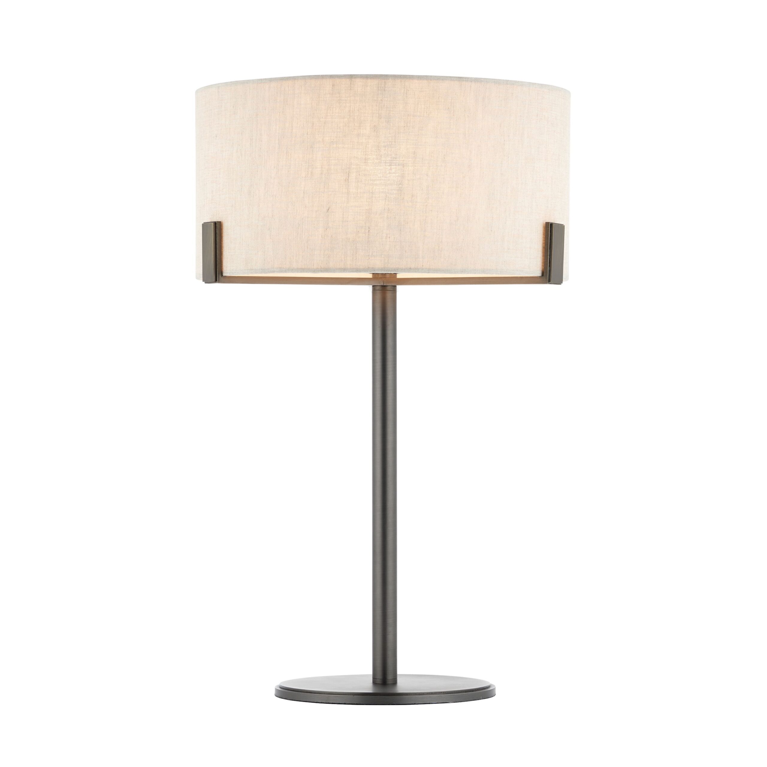 Hayfield Table Lamp Brushed Bronze/Nat - Image 4