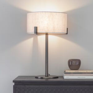 Hayfield Table Lamp Brushed Bronze/Nat