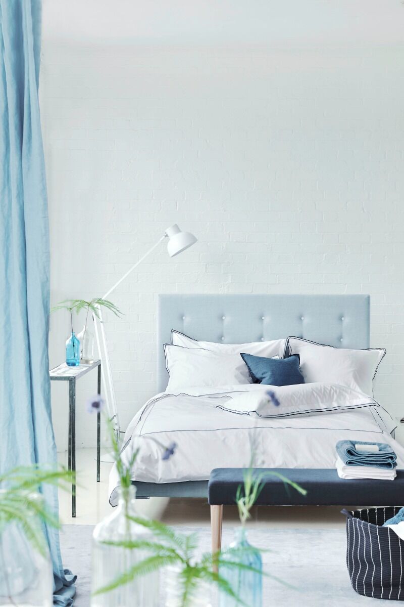 Designers Guild Astor Denim Blue Bedding