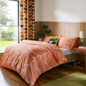 Orla Kiely Block Garden Orange Sorbet Bedding