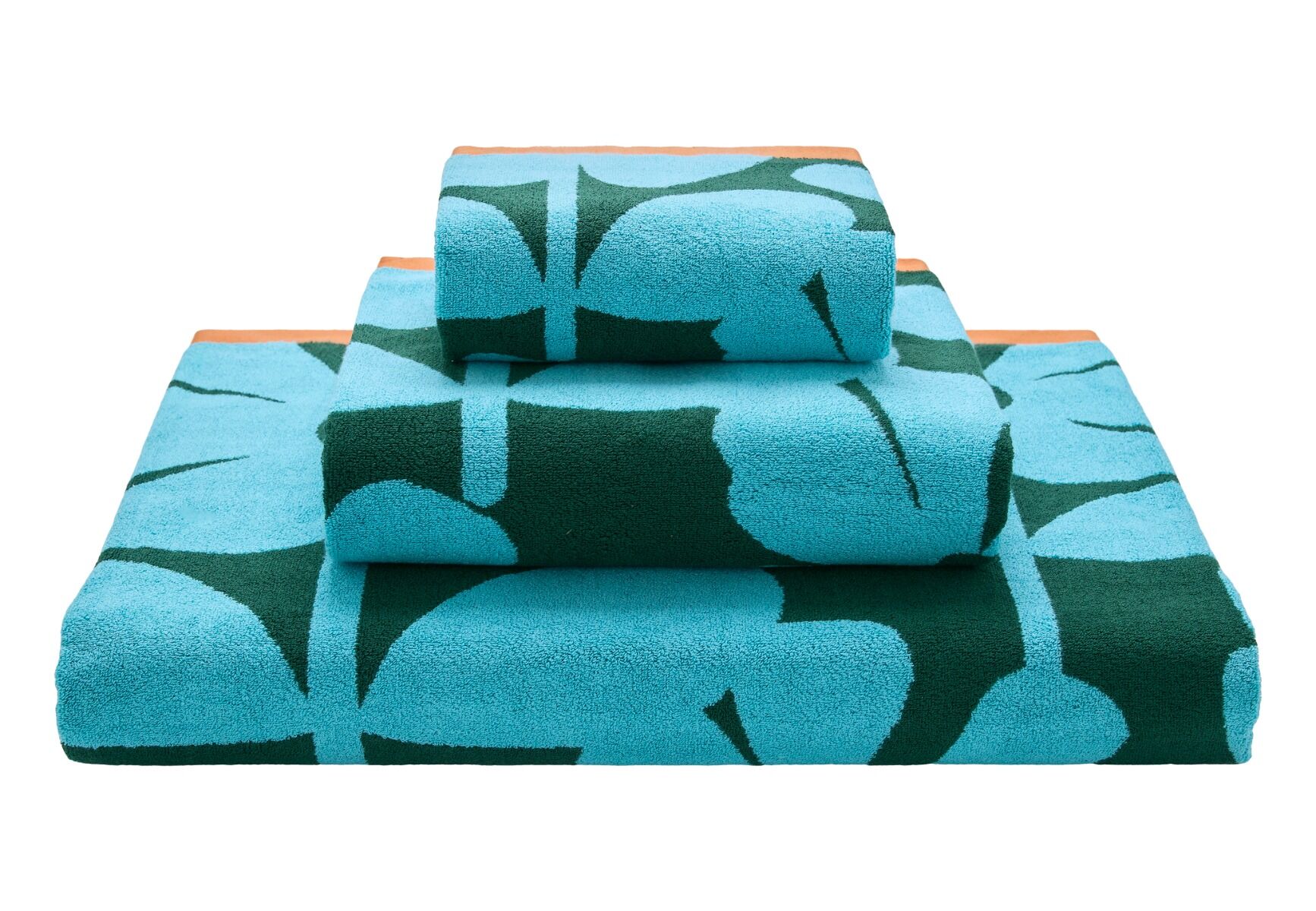 Orla Kiely Wildflower Blue Lagoon Towels - Image 8