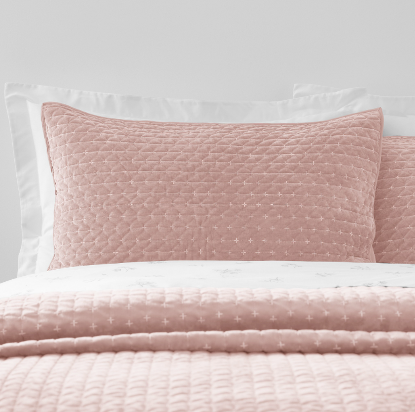 AVA VELVET PINK BEDSPREAD/THROW - Image 6