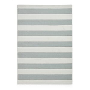 Green Cove Stripe Modern Linear Rug