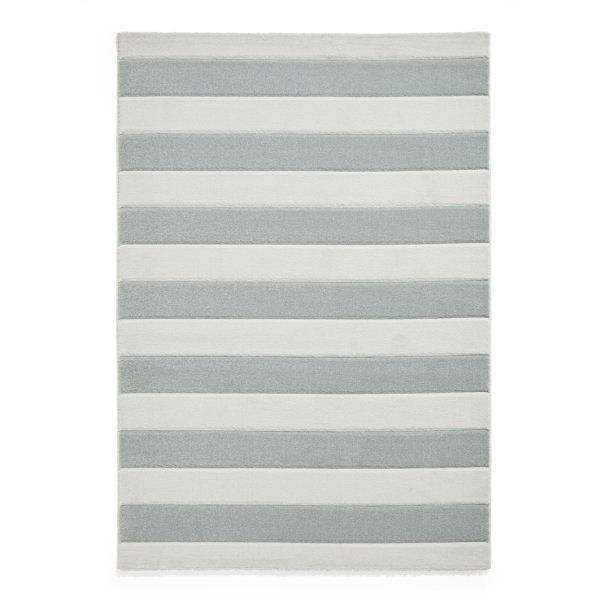 Green Cove Stripe Modern Linear Rug