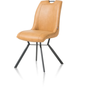 Michelle Dining Chair Ochre 4 LEG WITH CROSS BAR
