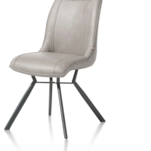 Michelle Dining Chair Light Grey 4 LEG WITH CROSS BAR