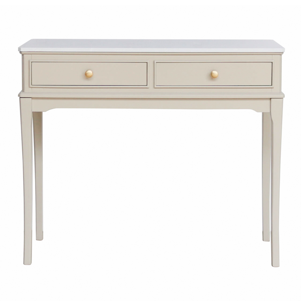 Marlyn 2 dr console with marble top stone