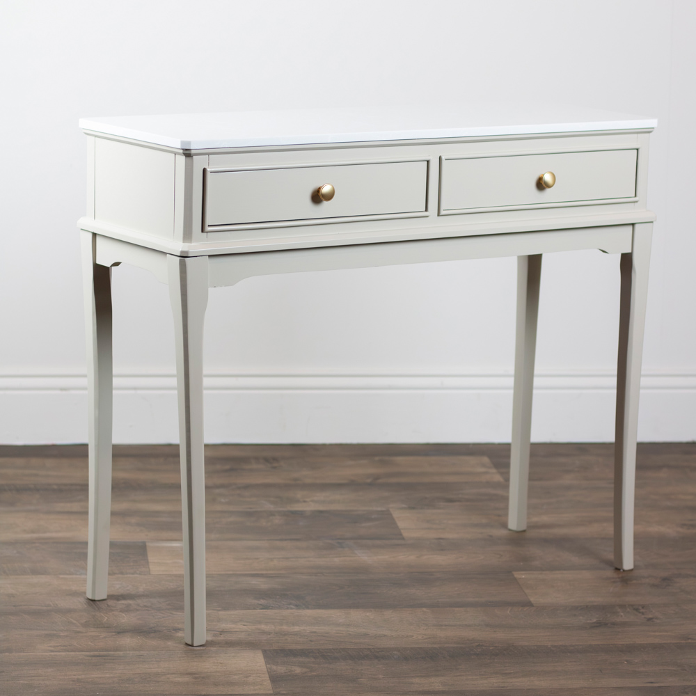 Marlyn 2 dr console with marble top stone - Image 2