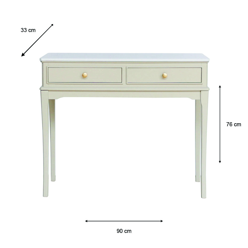 Marlyn 2 dr console with marble top stone - Image 6