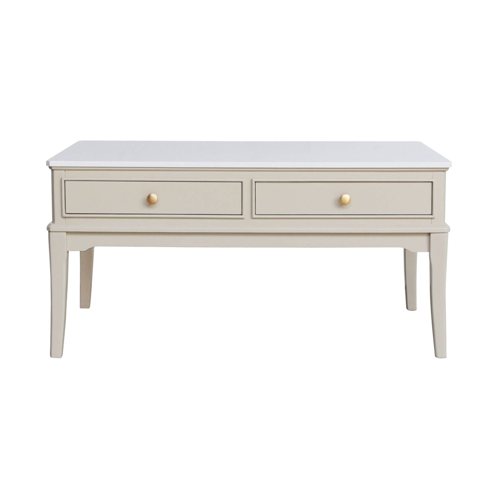 Marlyn Coffee Table with marble top stone