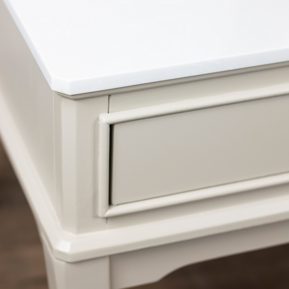 Marlyn Coffee Table with marble top stone - Image 6