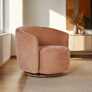 Bodie Swivel Accent Chair Umber