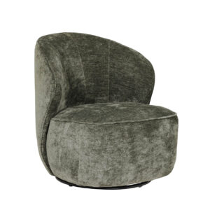 Edel Swivel Accent Chair Green