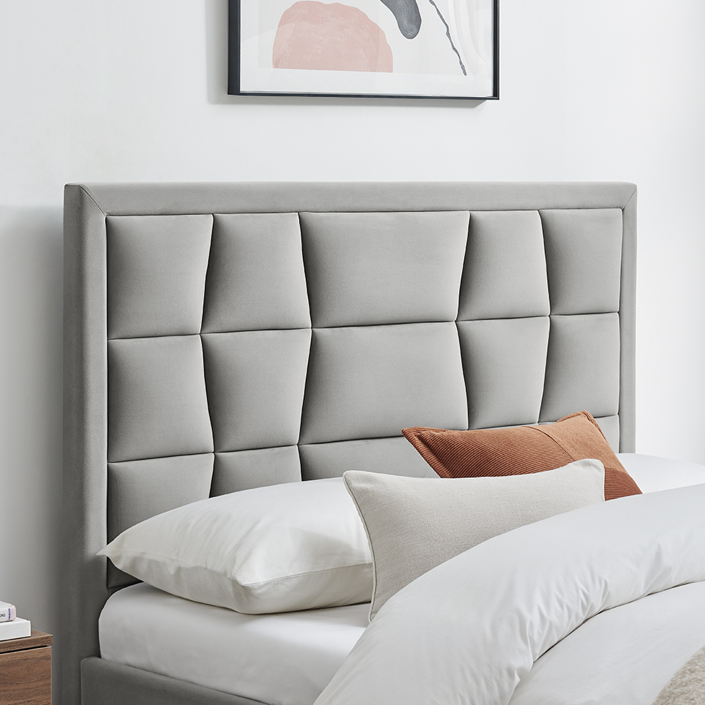 Harmen Silver Grey Bed - Image 5