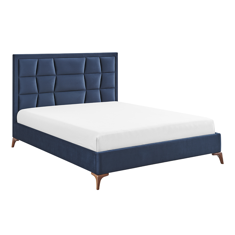 Harmen Navy Blue Bed - Image 7