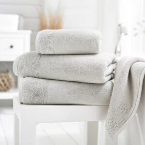 Palazzo Bathroom Towels SILVER