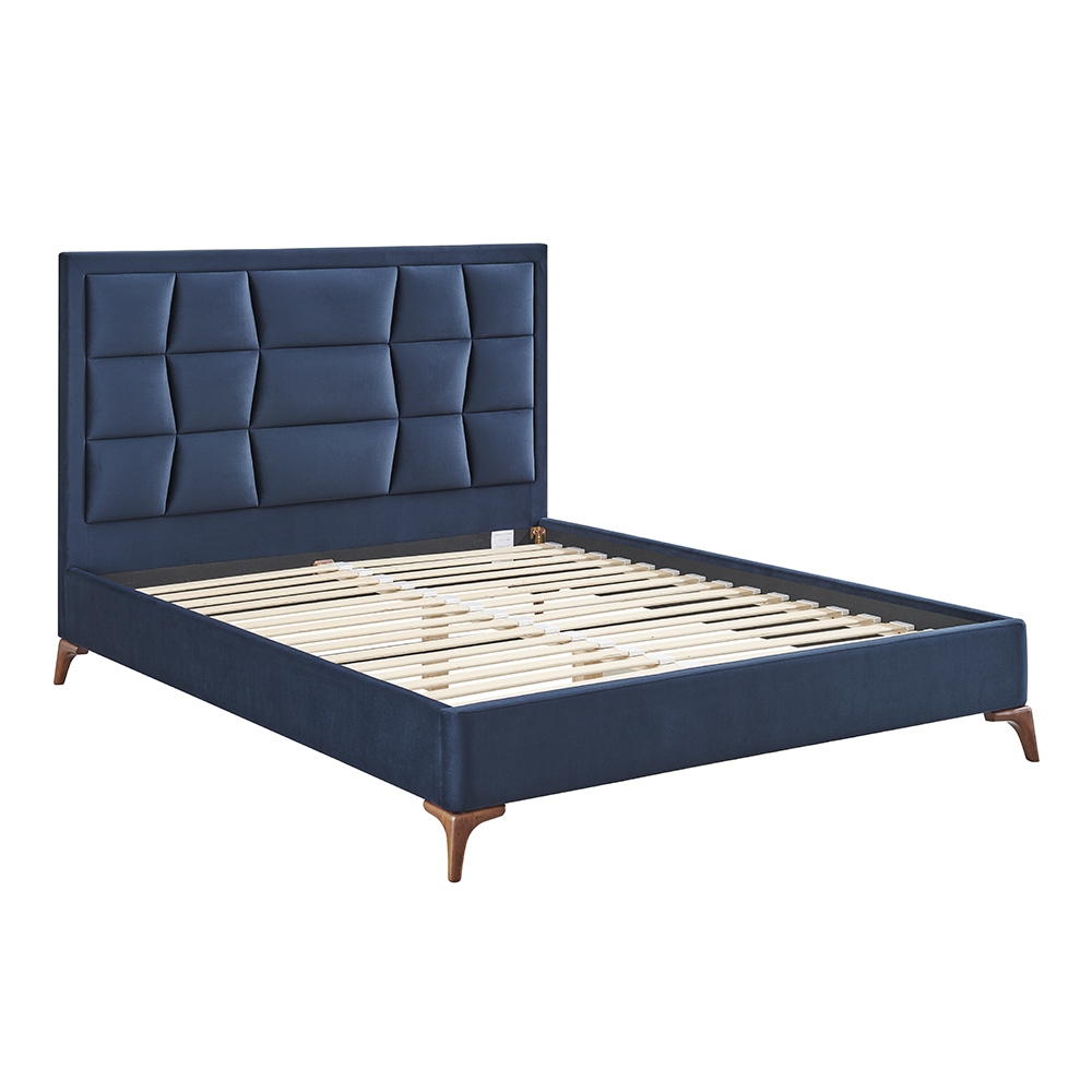 Harmen Navy Blue Bed - Image 6