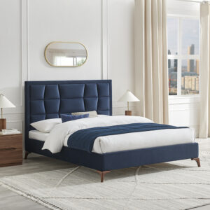 Harmen Navy Blue Bed