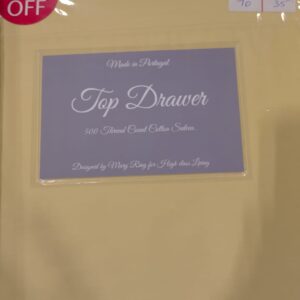 300thread flat sheet mustard